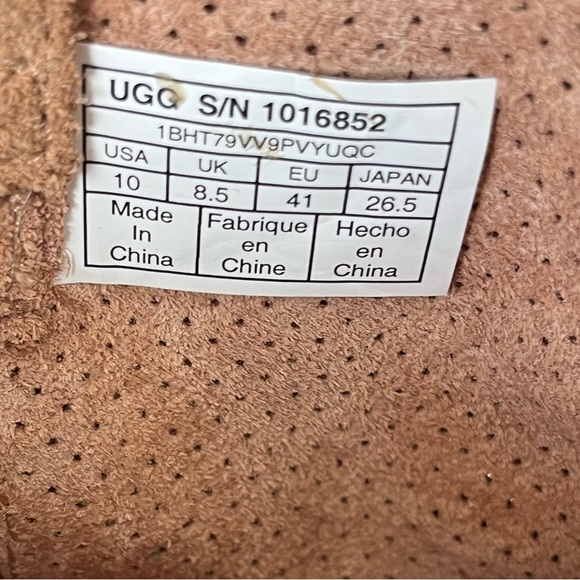 Ugg mini unlined suede leather ankle boots 10 - Picture 10 of 12